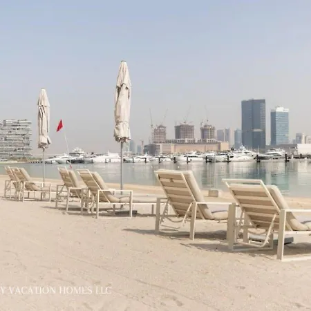 Full Sea View Marina Beachfront Escape Apartment With Private Beach Dubai Exterior photo